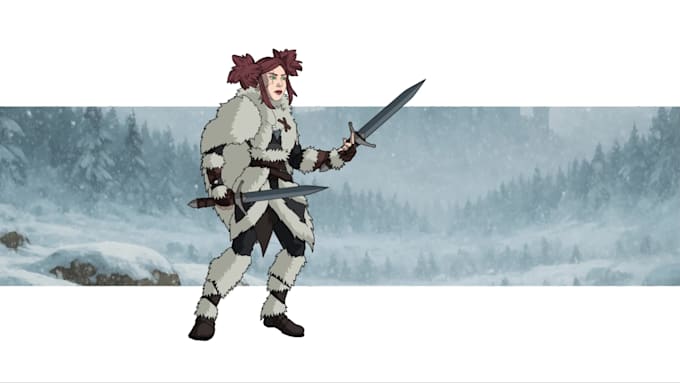 create spine 2d animation for a character