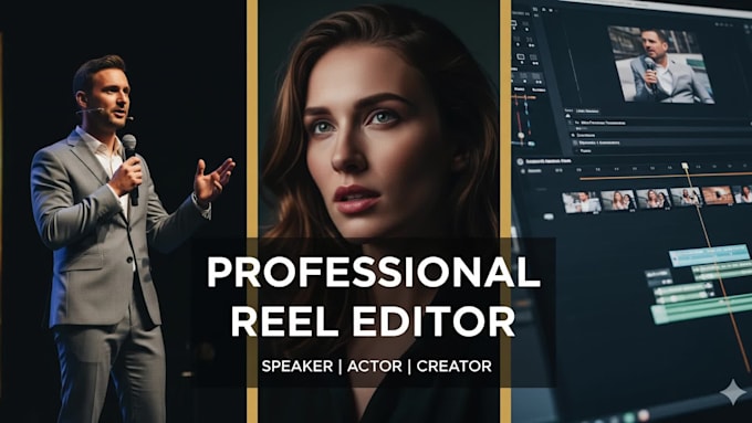 create a captivating speaker reel, showreel, or demo reel