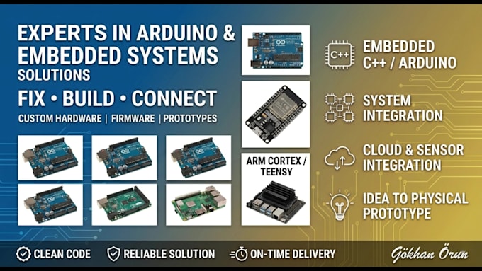 develop your custom electronic projects and embedded systems