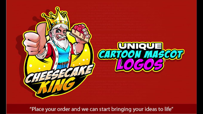 do unique cartoon mascot logo in 24 hours