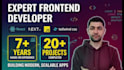 do custom website development as front end developer