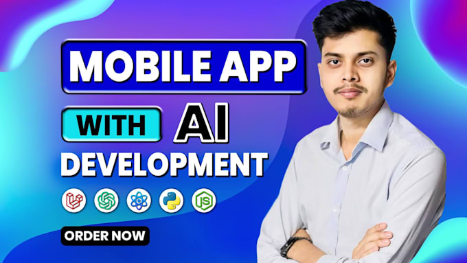 Create ai mobile app for android, ios app using flutter, react native ...