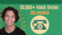 record a male voicemail greeting or phone message