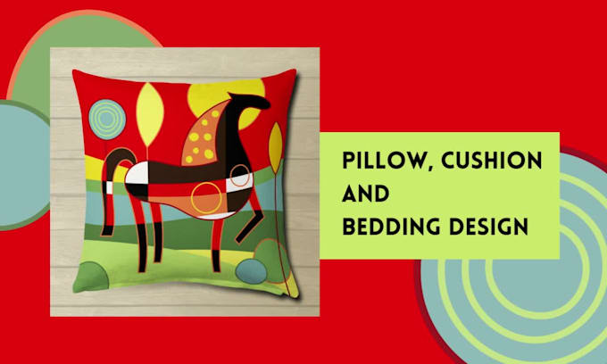 design patterns for pillow, cushion and bed linen