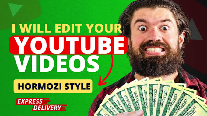 Top 10! I will do professional video editing in hormozi style, youtube video editors
