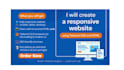 create a responsive website using tailwind CSS and HTML