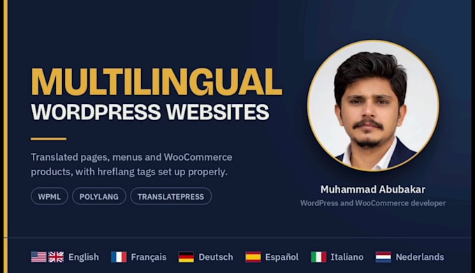 create or translate your multilingual website using polylang or wpml