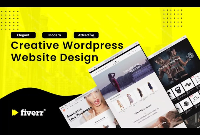 build creative wordpress website design