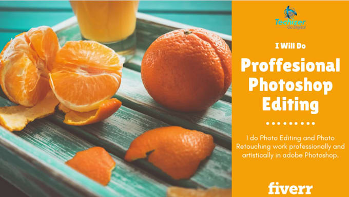 do photo editing, photo retouching artistically