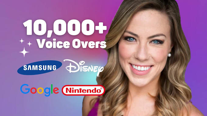 record professional american english female voice over