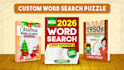 create custom word search puzzle activity book interior and cover for amazon KDP
