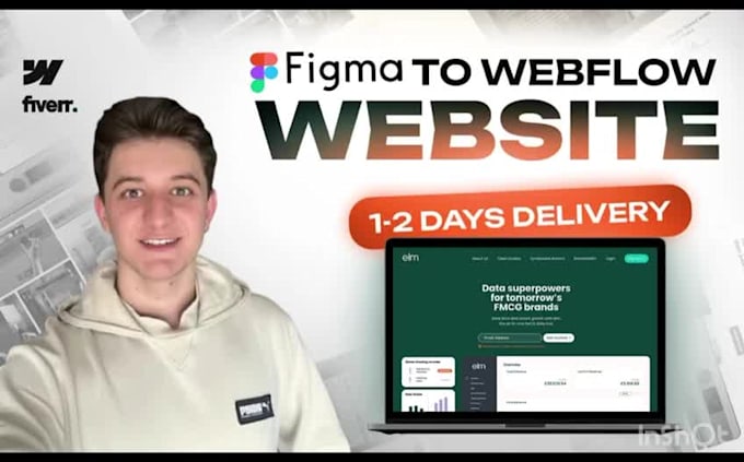 do figma to webflow landing page development