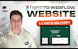 do figma to webflow landing page development