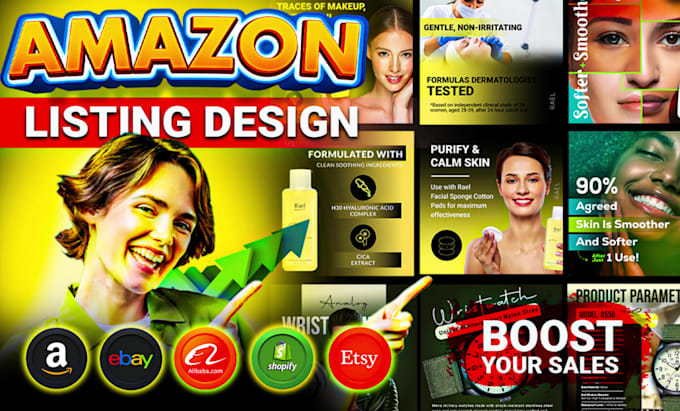 amazon listing images design, a plus content ebc design