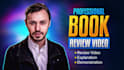 make a pro book review video