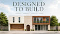 design house exterior and 3d render