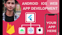 develop android and ios mobile app using flutter