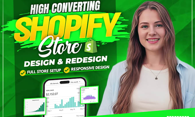 build high converting 7 figure shopify dropshipping store or shopify website