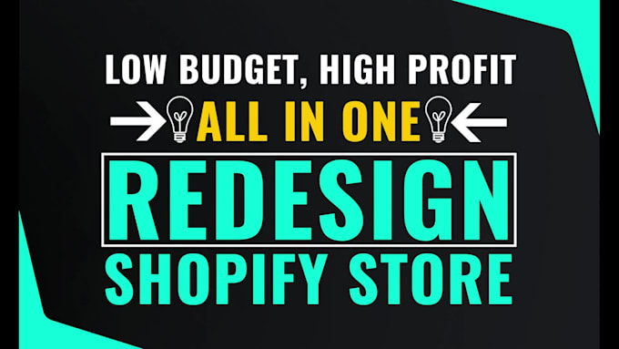 redesign shopify store to boost sales