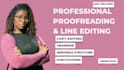 carefully and quickly proofread and copyedit your manuscript
