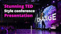 design ted style powerpoint conference presentation