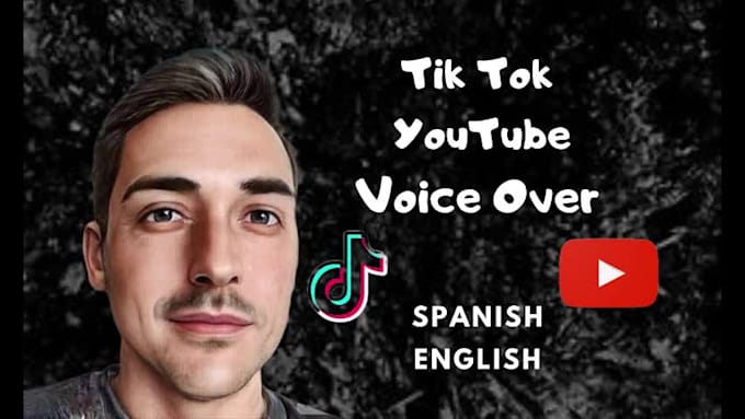 record spanish male voice over for youtube and tiktok