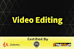 do any type of video editing job for your project