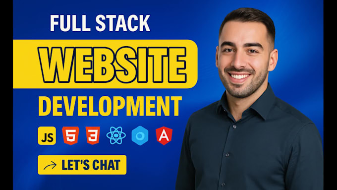 do custom website development as a front end and full stack web developer