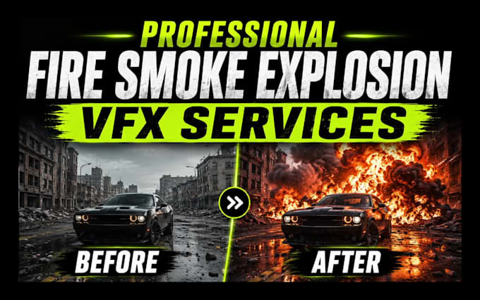 create realistic fire, smoke and explosion vfx
