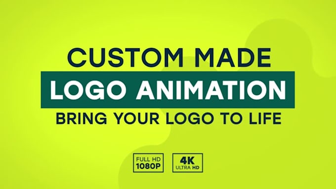produce a custom logo animation
