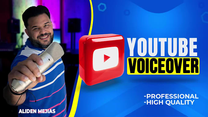 record a pro youtube video voice over