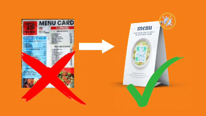 create a qr menu website for your restaurant