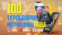 create engaging captioned motivational instagram reels