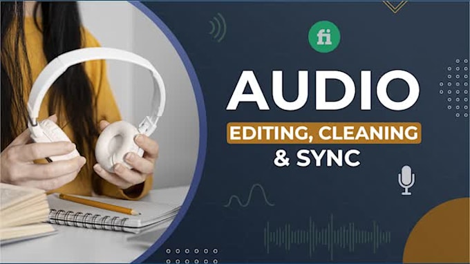 clean up, edit, mix, sync, and master your audio and podcast