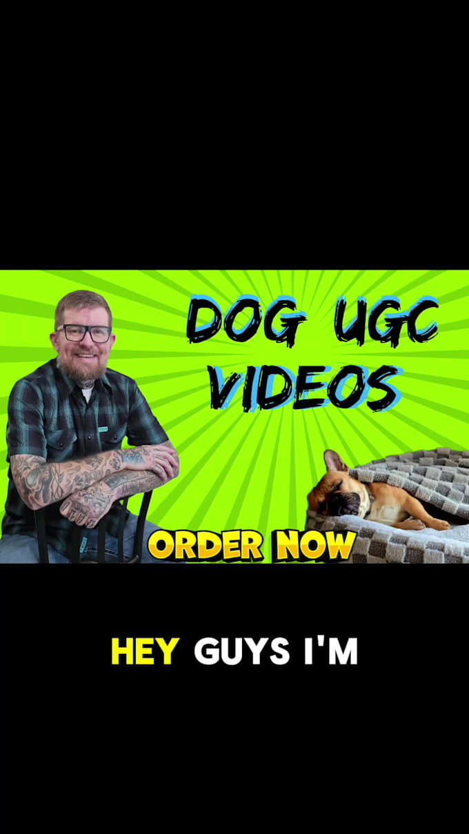 film scroll stopping dog ugc for tiktok, reels, and ads