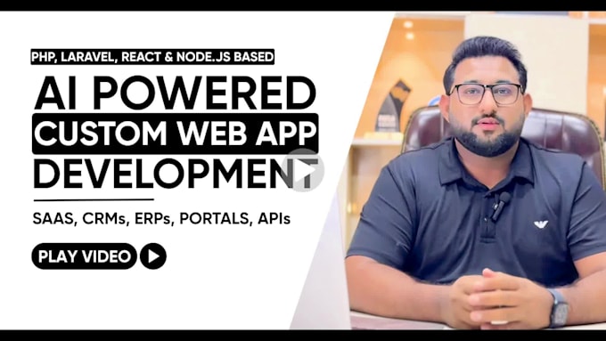 develop ai powered custom web app, saas, CRM, erp, portal, api with PHP, laravel