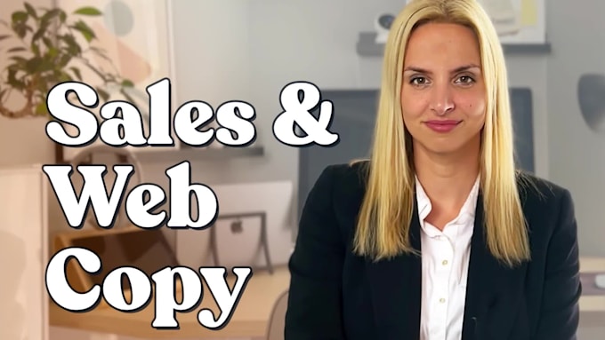 write sales and web copy that sells like crazy