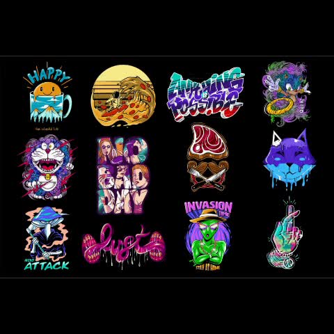 making custom mascot logo and graffiti text with dope style