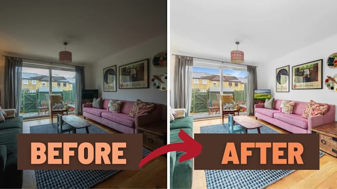 edit real estate photos and flambient images