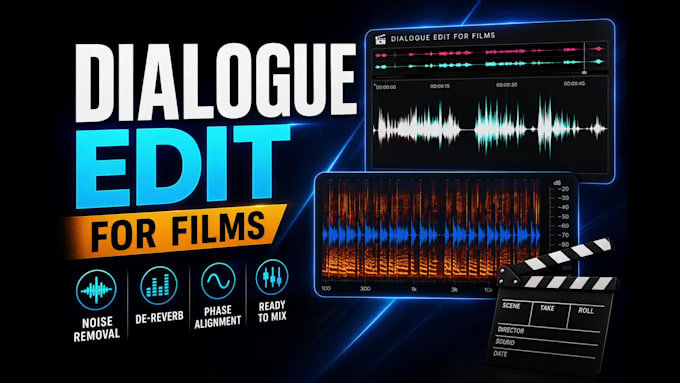 do professional dialogue editing for your film