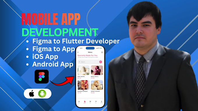 do mobile app development for both android and ios flutter ai creation