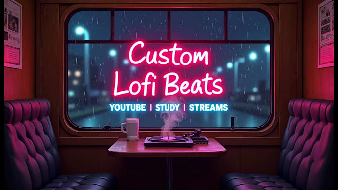 produce custom lofi beats for study, relaxation and focus