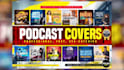 design professional podcast cover art, podcast logo