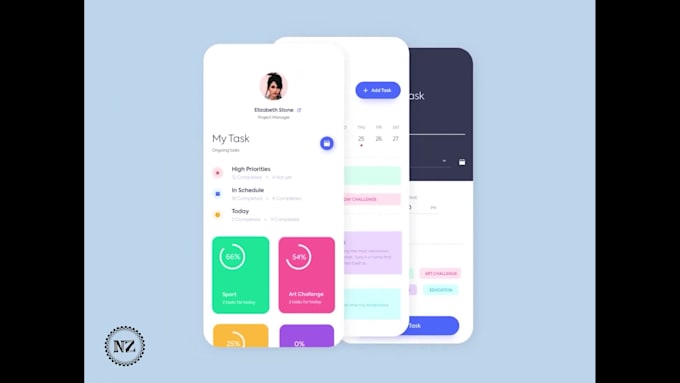 Create stunning ui ux design using figma by Nabil_nz | Fiverr