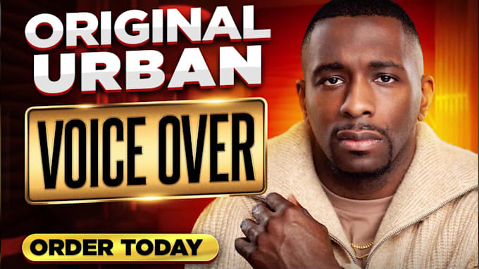 record an african american urban voice over