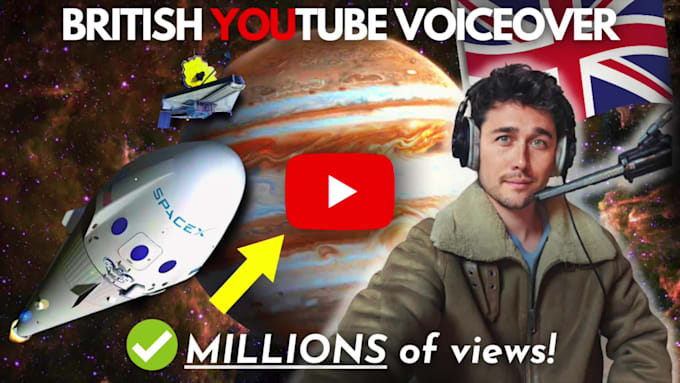 Narrate your space and tech youtube video in british english by Nizzyg ...
