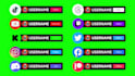 create social media lower third animation