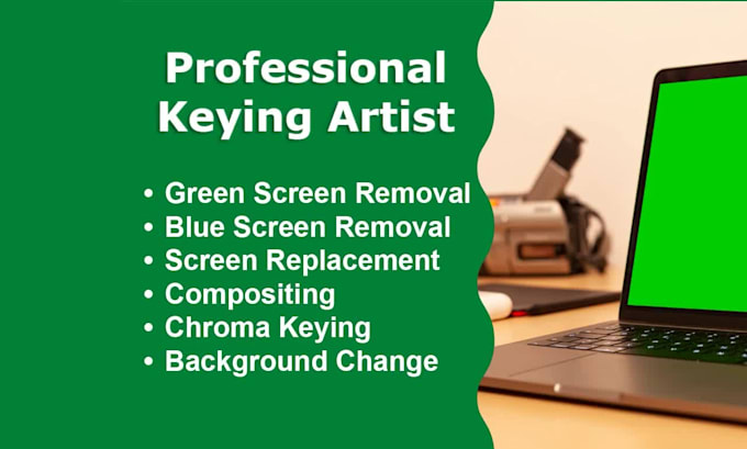 do green screen removal, keying and screen replacement