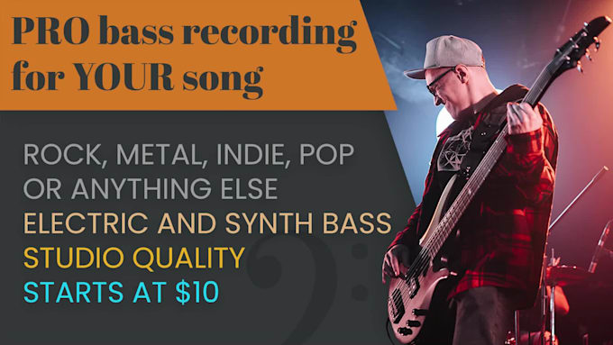 make a great sounding bass guitar recording for your song session bassist