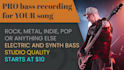 make a great sounding bass guitar recording for your song session bassist